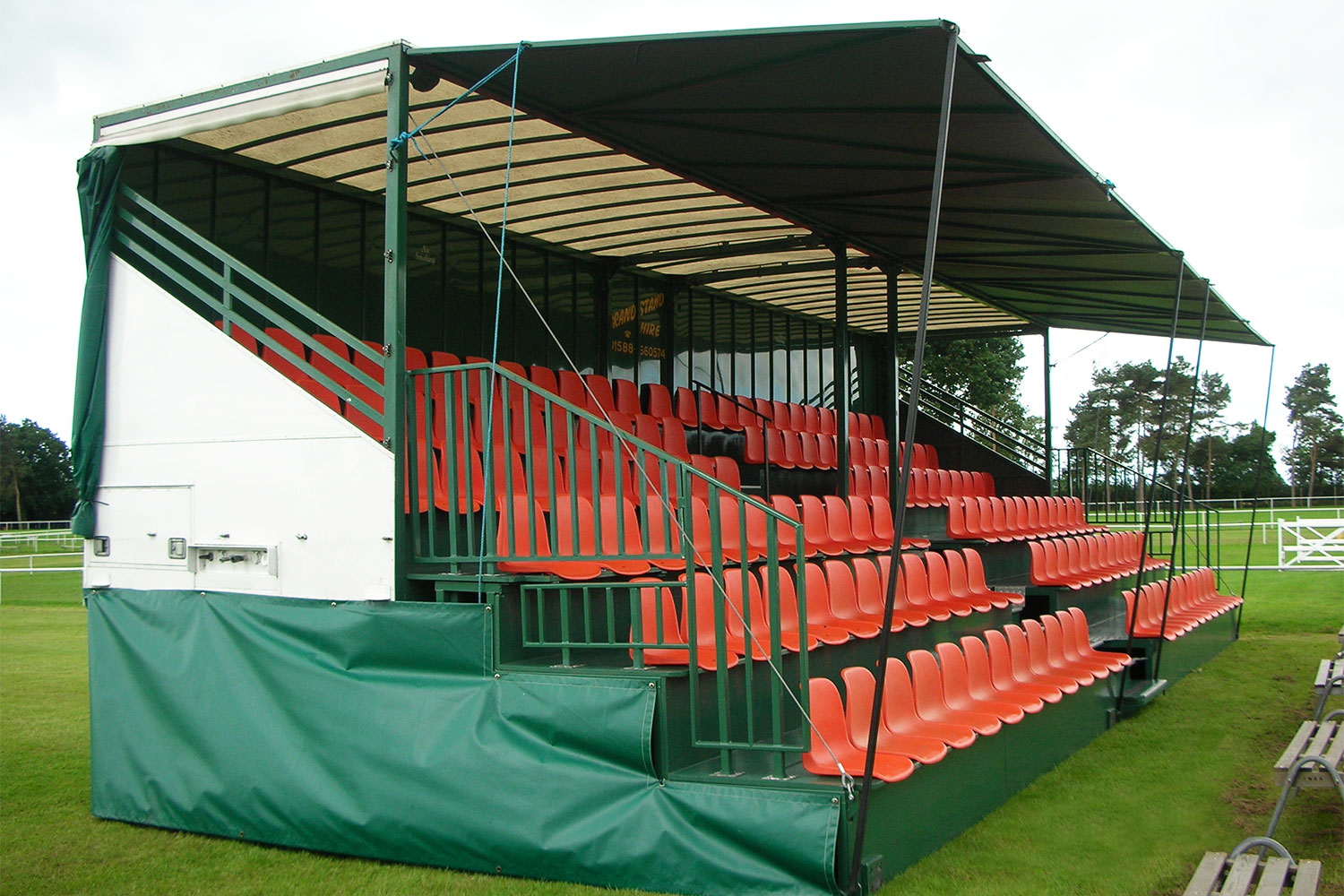 Portable grandstand best sale