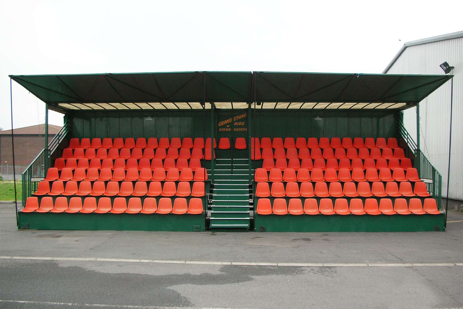 Grandstand Hire - Tarmac setting